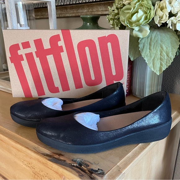 Fitflop | Shoes | Fitflop Superballerina Glitzy Flats | Poshmark